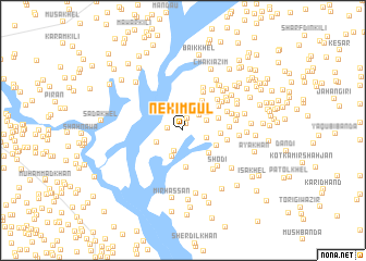 map of Nekim Gul