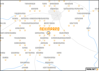 map of Nékinparo