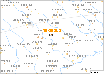 map of Nekisovo