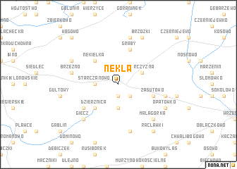 map of Nekla