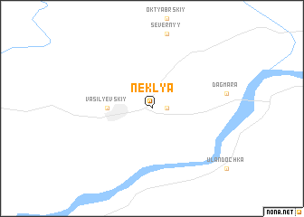 map of Neklya