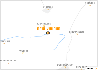 map of Neklyudovo