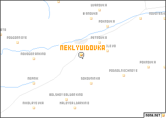 map of Neklyuidovka