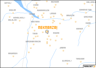 map of Neknāmzai