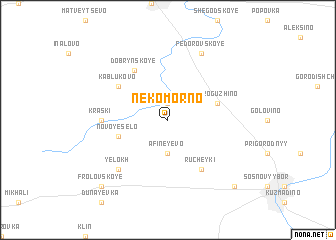 map of Nekomorno