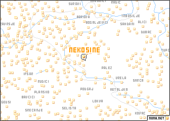 map of Nekosine