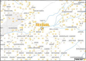 map of Nekowāl