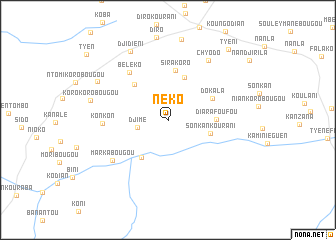 map of Néko