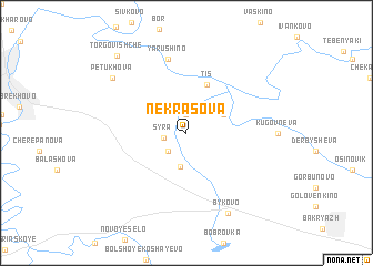 map of Nekrasova