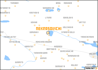 map of Nekrasovichi