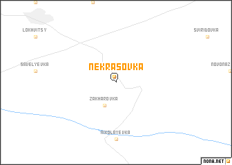 map of Nekrasovka