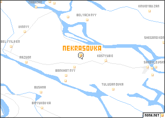 map of Nekrasovka