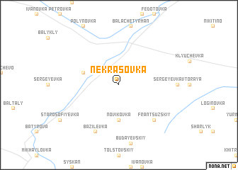 map of Nekrasovka