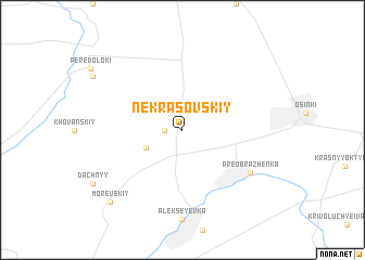 map of Nekrasovskiy