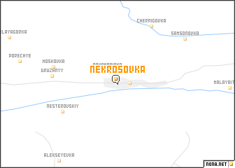 map of Nekrosovka