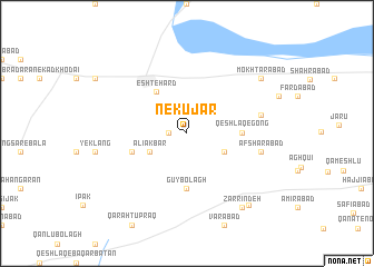 map of Nekūjār