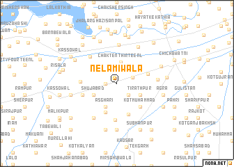 map of Nelāmiwāla