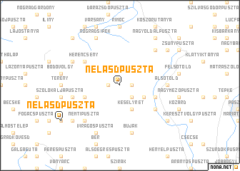 map of Nelásdpuszta