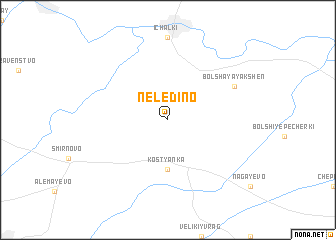 map of Neledino