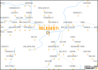 map of Nelegeşti