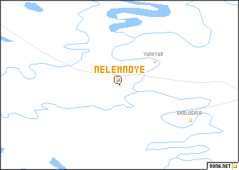 map of Nelemnoye