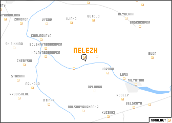 map of Nelezh