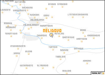 map of Nelidovo