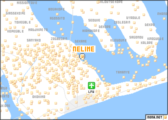 map of Nélimé