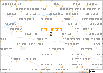 map of Nellingen