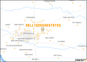 map of Nelly Green Estates