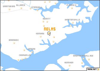 map of Nelms
