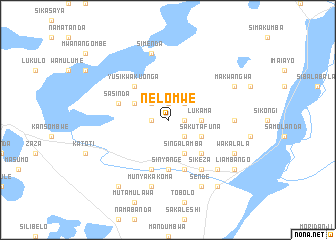 map of Nelomwe