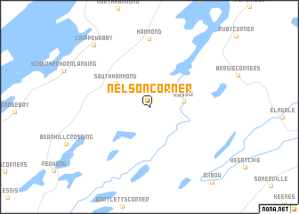 map of Nelson Corner