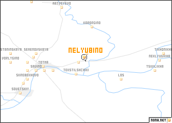 map of Nelyubino