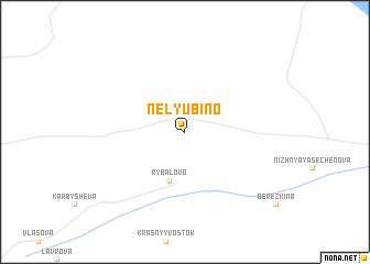 map of Nelyubino