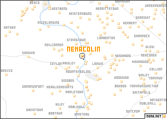 map of Nemacolin