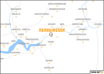 map of Néma Diassor