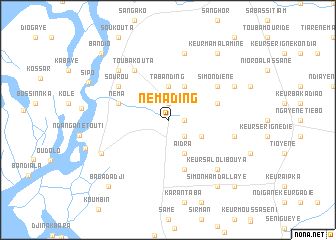 map of Néma Ding