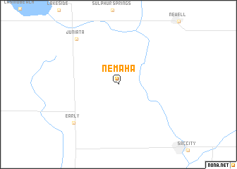 map of Nemaha