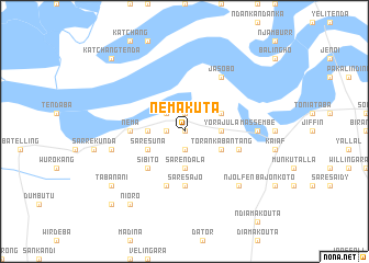 map of Nema Kuta