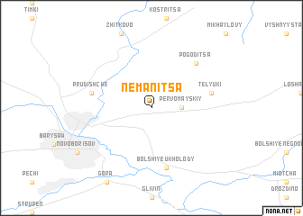 map of Nemanitsa