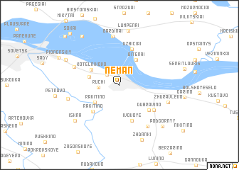 map of Neman