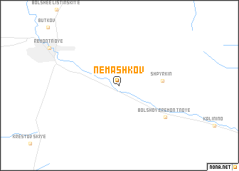 map of Nemashkov