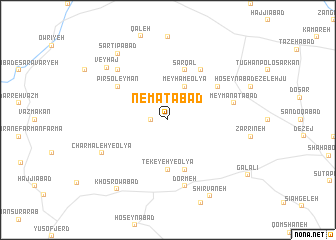 map of Ne‘matābād