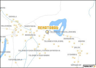 map of Ne‘matābād