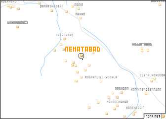 map of Ne‘matābād