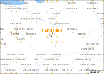 map of Némataba