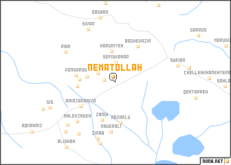 map of Ne‘matollāh