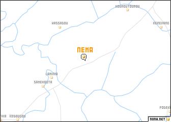 map of Néma