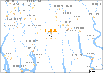 Nembe (nigeria) Map - Nona.net